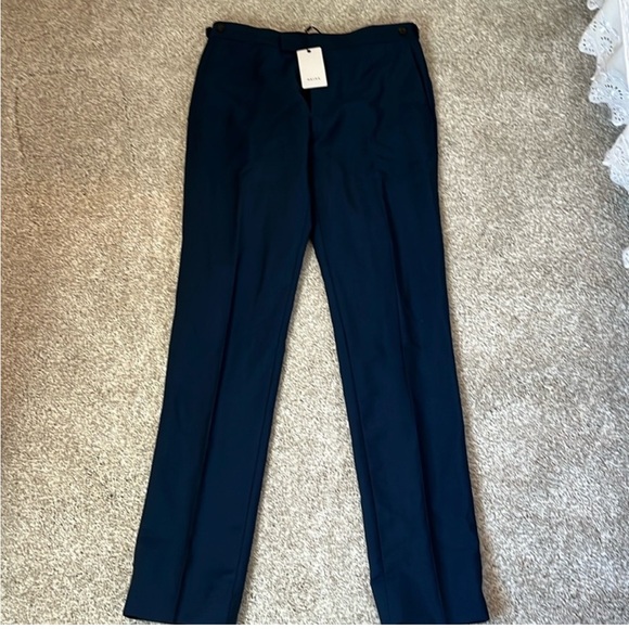 Reiss Navy Blue Trousers 30X32